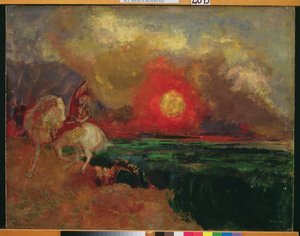 St George og dragen af Odilon Redon