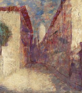 Gade i Fontarabie af Odilon Redon
