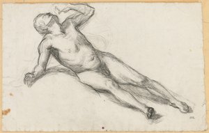 Studie til krigen af Odilon Redon