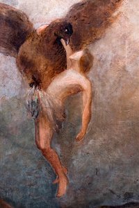Bortførelsen af Ganymedes, detalje, ca. 1910 (olie på lærred) af Odilon Redon