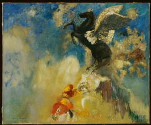 Den sorte Pegasus af Odilon Redon