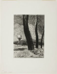 The Gambler, tallerken fem fra In Dreams af Odilon Redon