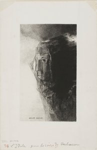 Idolet, forsidebillede fra Emile Verhaerens Les Soirs af Odilon Redon
