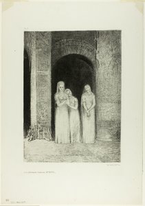 Præstinderne ventede, fra Nat af Odilon Redon