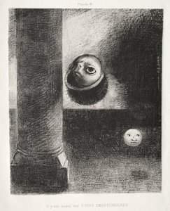 Der var også embryonale væsener af Odilon Redon