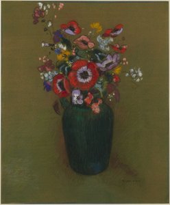 Vase med blomster