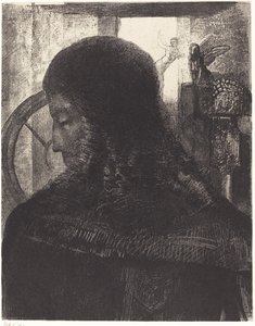 Vieux Chevalier (gammel ridder) af Odilon Redon