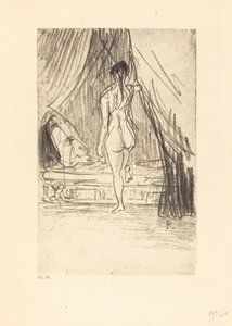 Volupte, Fantome Elastique! (Fornøjelse, elastisk fantom!) af Odilon Redon