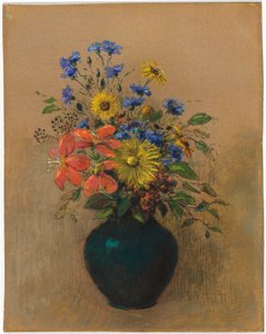 Vilde blomster af Odilon Redon