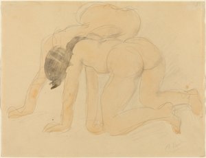To nøgenbilleder af Odilon Roche
