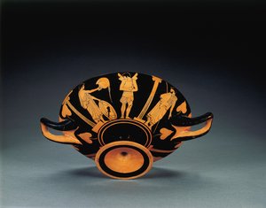Attisk rødfiguret kylix, ca. 470 f.Kr af Oedipus Painter