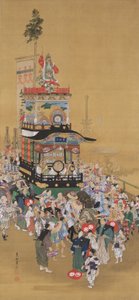 Das Sannō-Festival in Edo af Ogata Gekko
