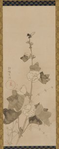 Stokroser, Edo-periode, slutningen af det 17.-begyndelsen af det 18. århundrede. af Ogata Korin
