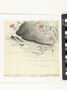 Blomster ved havnefronten af Ohara Koson