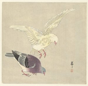 To duer af Ohara Koson