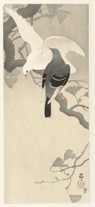 To duer på en gren af Ohara Koson