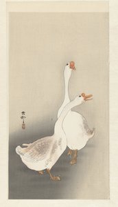 To gæs af Ohara Koson