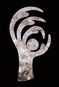 Fuglekloudskæring, 200 BC-400 AD (glimmer) af Ohio Hopewell culture