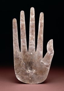Håndformet udskæring, 200 BC-400 AD (glimmer) af Ohio Hopewell culture
