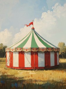 Klassisk cirkustelt af Ohkimiko