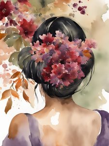 Blomsterhår – ro af Ohkimiko