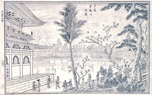 Book of Views of Edo, s. 17 af Okada Shuntosai