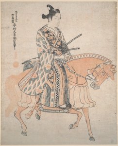 Adelsmand på en hest af Okumura Masanobu