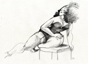 Kurvet pin-up-glamour af Olga Skomorokhova