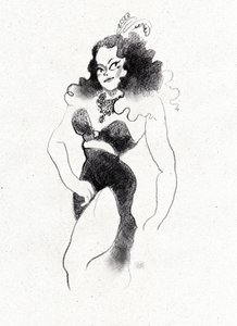 Retro-burlesque-diva af Olga Skomorokhova