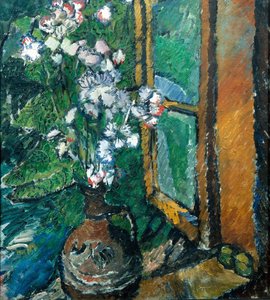Kande med blomster