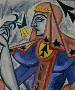Spardronning, 1913-1914 af Olga Rozanova