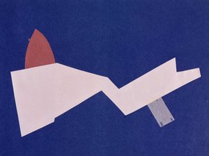 Universal War: Collage af Olga Rosanova, januar 1916