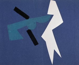 Universal War: Collage arbejde af Olga Rosanova, januar 1916