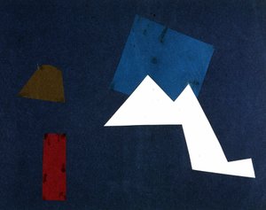Universal War: Collage af Olga Rosanova, januar 1916