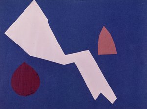 Universal War Collage-værk af Olga Rosanova, januar 1916