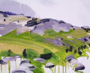 Leukerbad 14, 2012 (akryl på lærred)