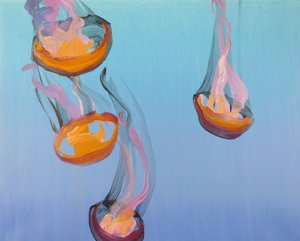 Méduses 13, 2013 (akryl på lærred)