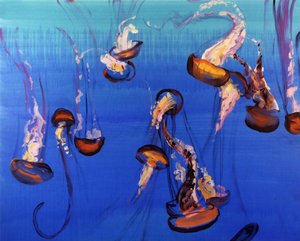 Méduses, 2012 (akryl på lærred)