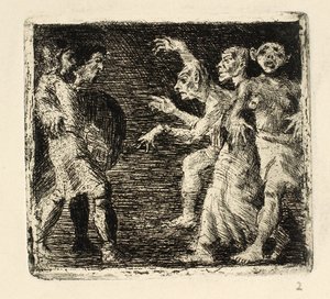 Macbeth og heksene af Oluf Hartmann