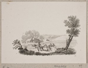Den gamle og de unge fiske af Oluf Olufsen Bagge