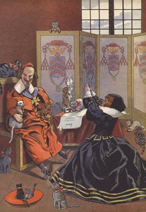 Kardinal Richelieu med sine katte