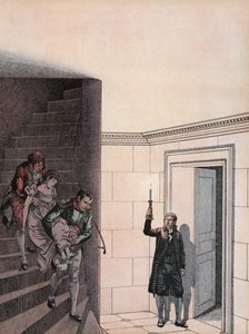 Josephine bliver fjernet ned ad en trappe af Napoleon af Onfray de Breville Job