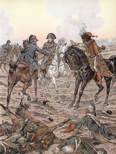 Napoleon under slaget ved Austerlitz af Onfray de Breville Job