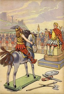 Romaniseret Gallien viser troskab til Julius Cæsar