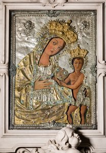 Madonna Odegitria - Ikon med Riza af Onofrio Palvisino da Monopoli