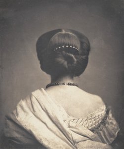 [Kvinde set bagfra], ca. 1862. af Onésipe Aguado de las Marismas