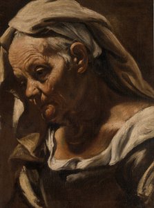 Hoved af en gammel kvinde, efter 1610. af Orazio Borgianni