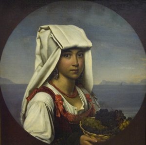 Napolitansk pige med frugter, 1831