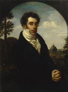 Portræt af prins Alexander Mikhailovich Golitsyn 1798-1858, 1819 af Orest Adamovich Kiprensky