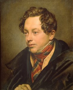 Portræt af kunstneren Pyotr Basin 1794-1881, 1829 af Orest Adamovich Kiprensky